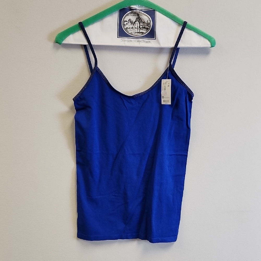 The Limited Royal Blue Camisole with Navy Trim